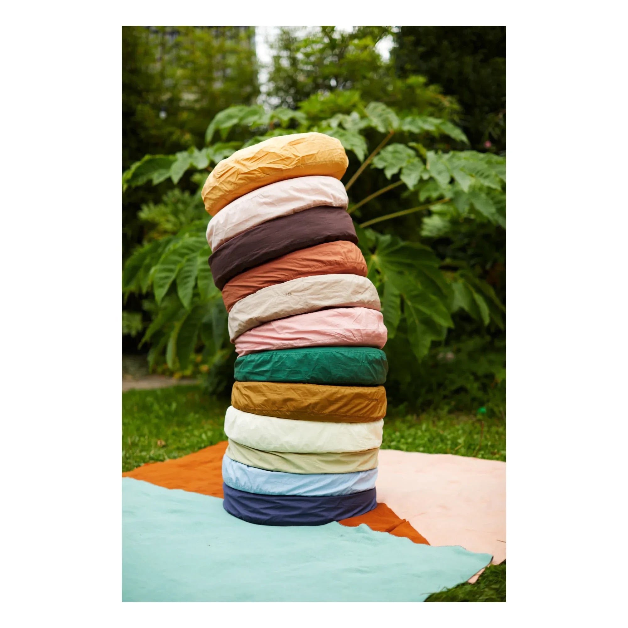 Suite 702 - Organik Pamuk Percale Yuvarlak Minder | Pudra Pembe