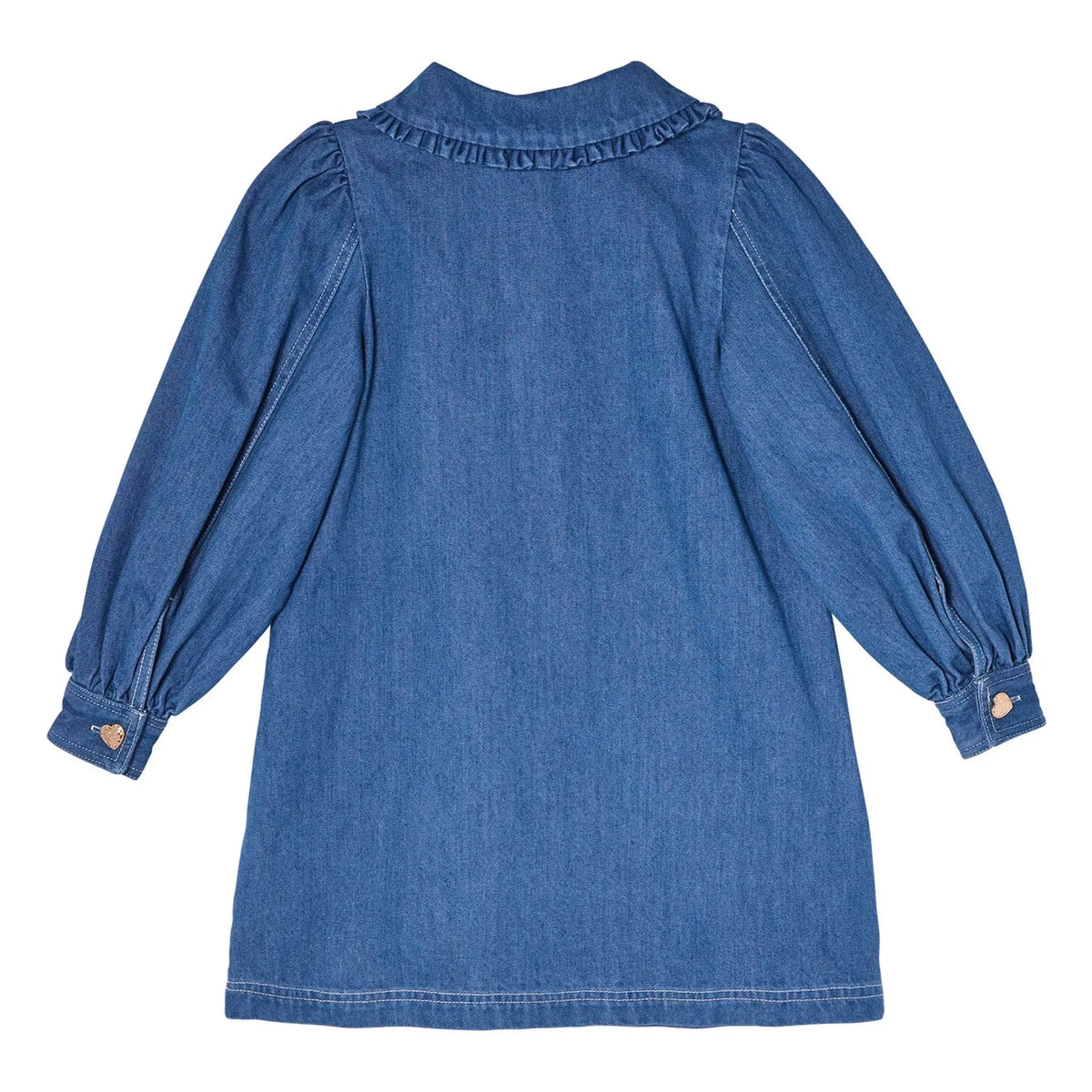 Tutu du Monde - Heartstring Denim Elbise | Mavi