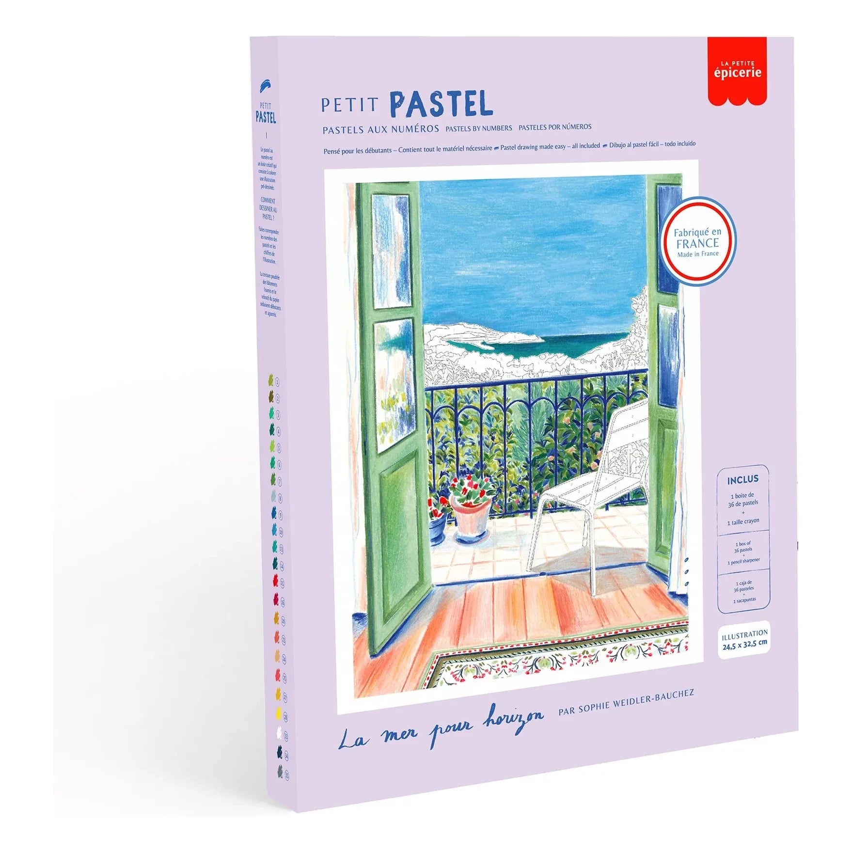 La Petite Épicerie - Numaralara Göre Pastel Seti - La Mer pour Horizon