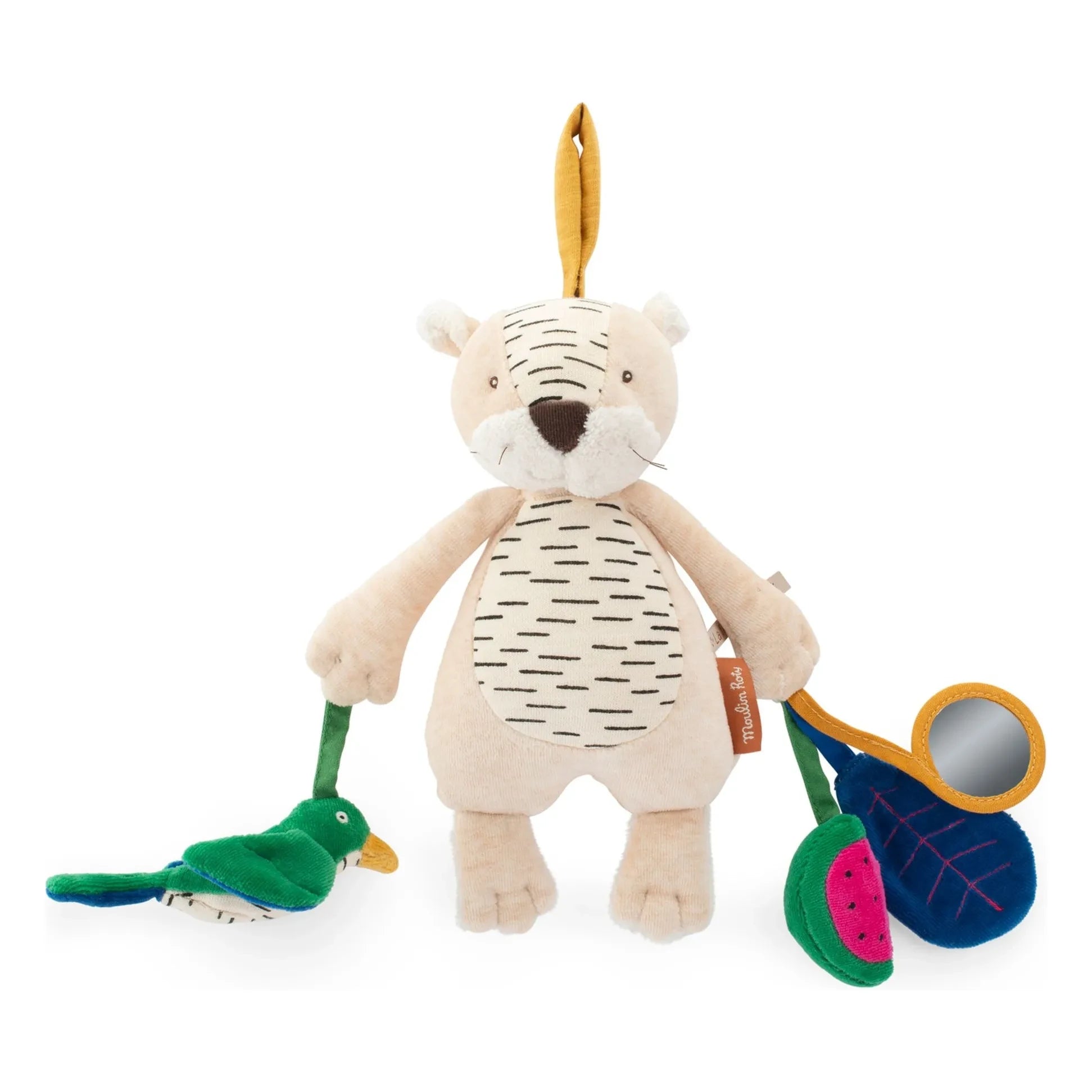 Moulin Roty - Baboo Kaplan aktivite peluşu - Mawa'nın ormanı