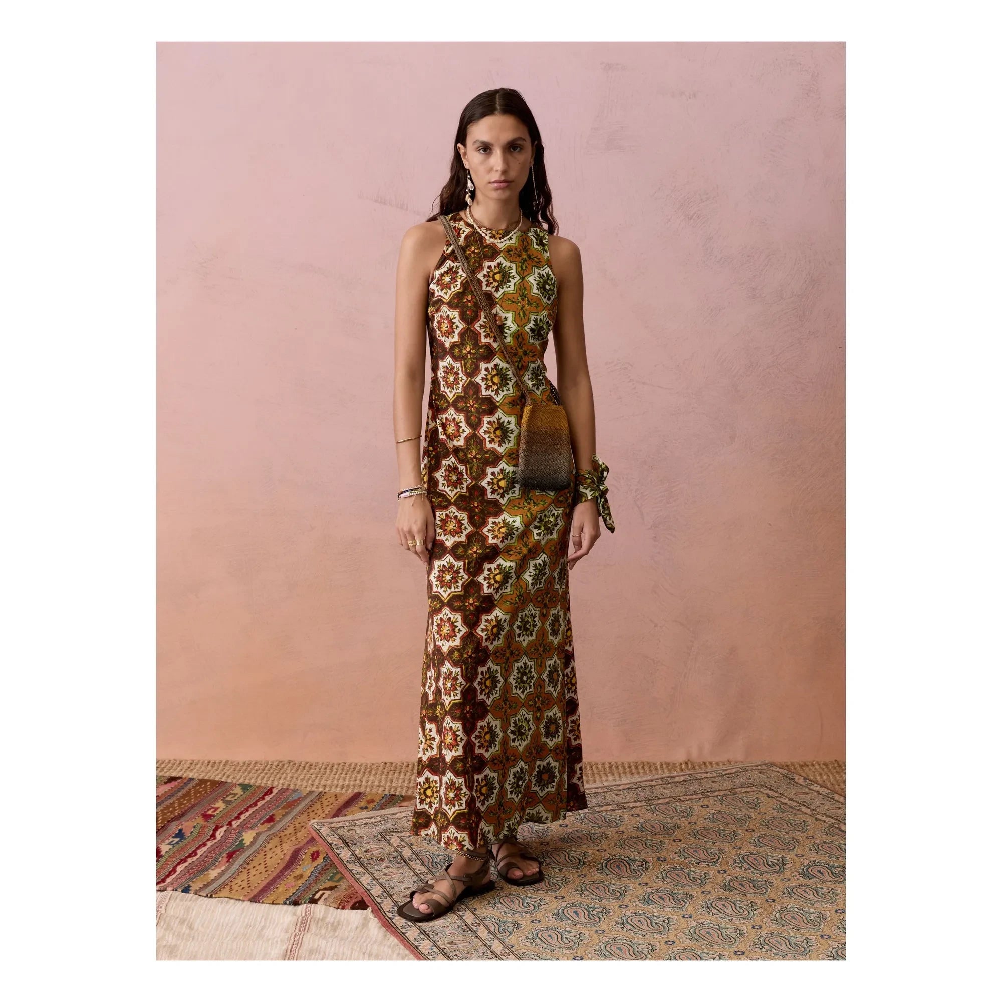 Boteh - Alhambra elbise | Oker