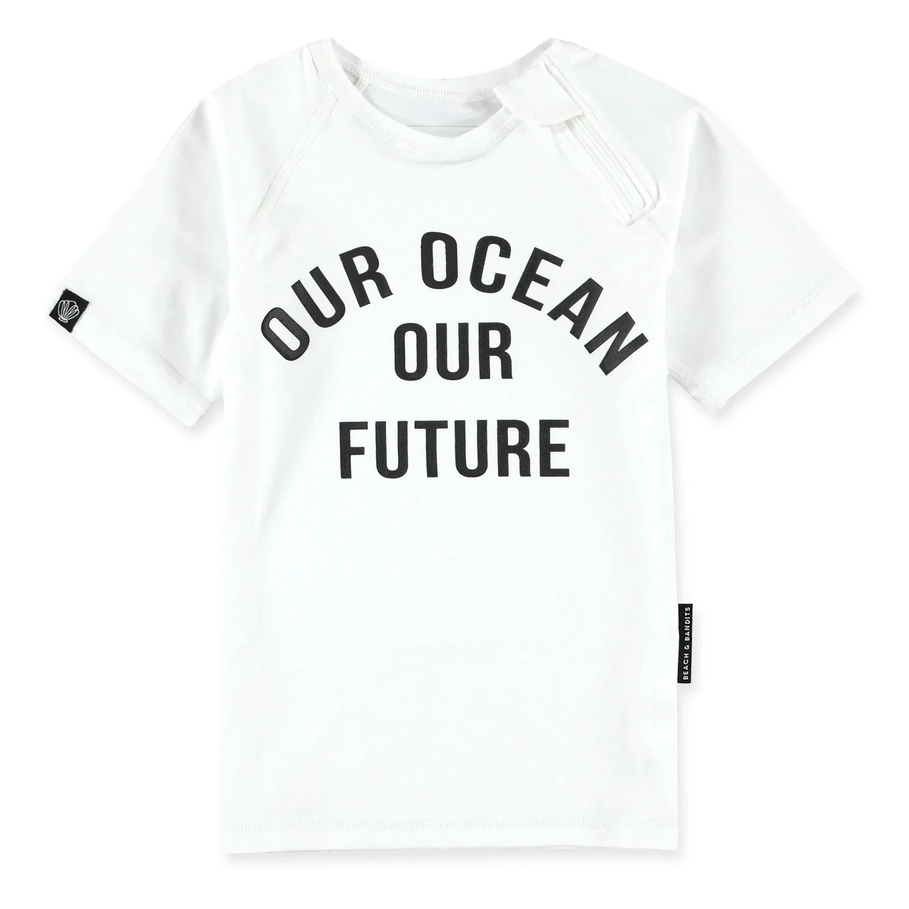 Beach & Bandits - Ocean UV Koruma Tişörtü | Beyaz
