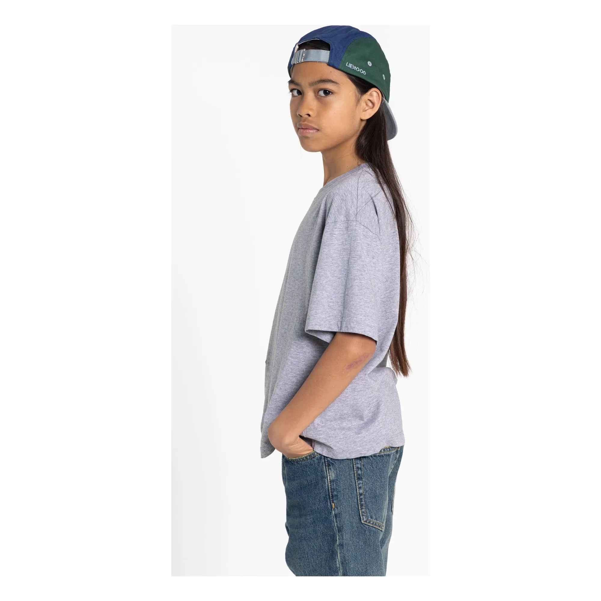 Smallable Kid - Nils Organik pamuklu T-shirt | Gri melanj