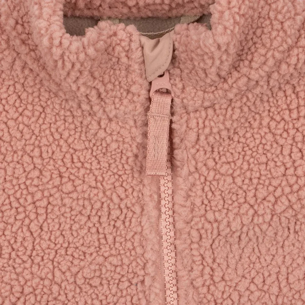 Konges Sløjd - Jody Kalp Geri Dönüştürülmüş Elyaf Sherpa Ceket | Pembe