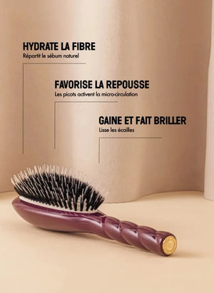 La Bonne Brosse - فرشاة الشعر الأساسية رقم 02 - العناية والفك | الباذنجان