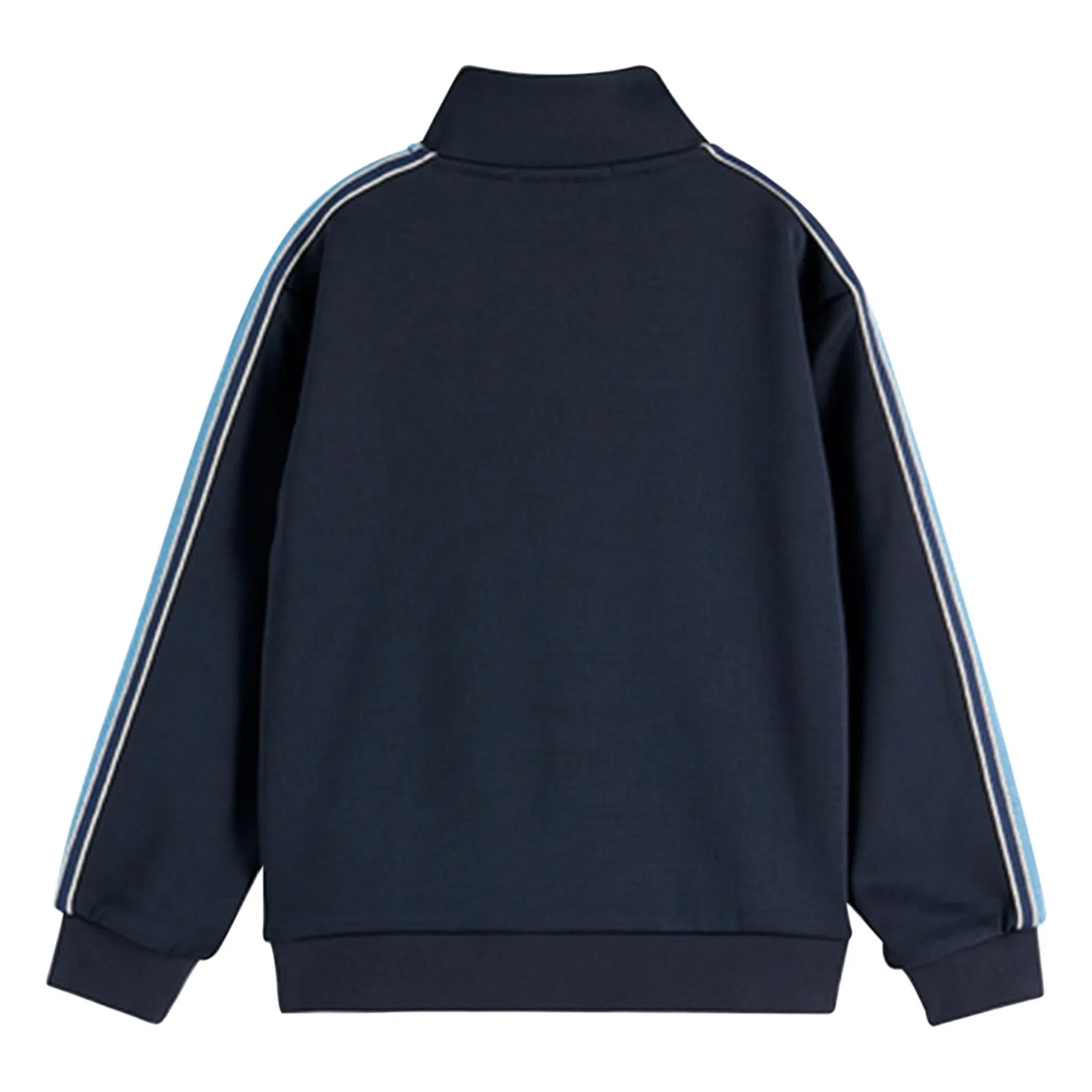 Scotch & Soda - Çizgili Fermuarlı Sweat | Lacivert