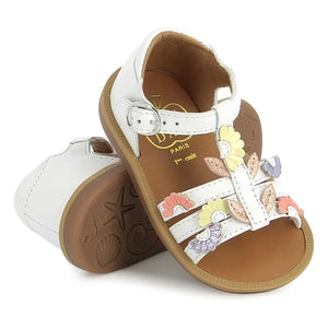 Pom d'Api - Poppy Multi Daisy sandaletler | Beyaz
