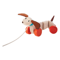 Plan Toys - Çekme Köpeği Teak