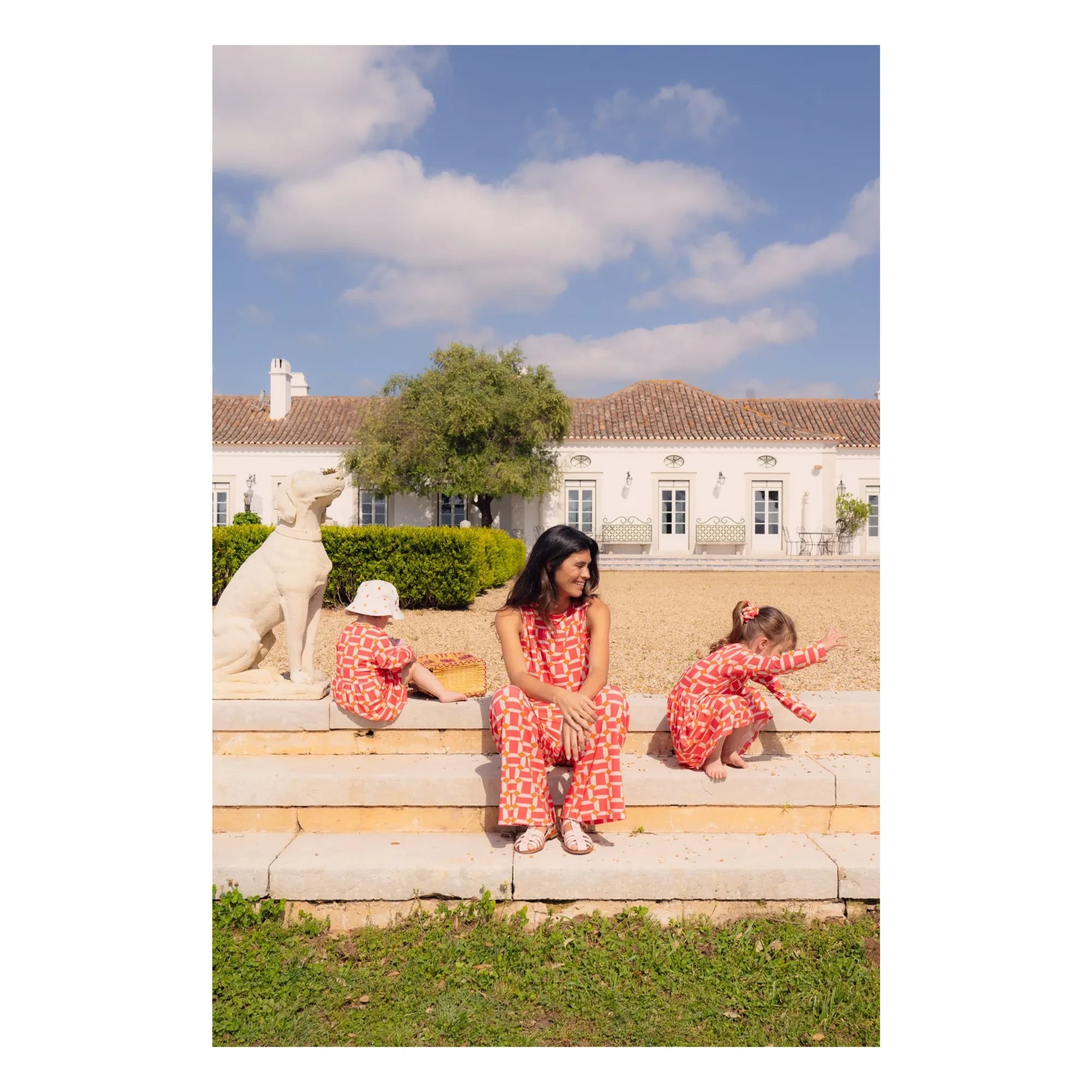 Paloma Collection - Pembe Mama elbise - Çocuk koleksiyonu | Pembe