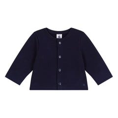 Petit Bateau - Organik pamuk hırka | Gece mavisi