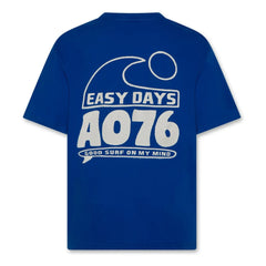 AO76 - Silas Easy Tişört Geri dönüştürülmüş pamuk | Mavi