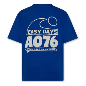 AO76 - Silas Easy Tişört Geri dönüştürülmüş pamuk | Mavi