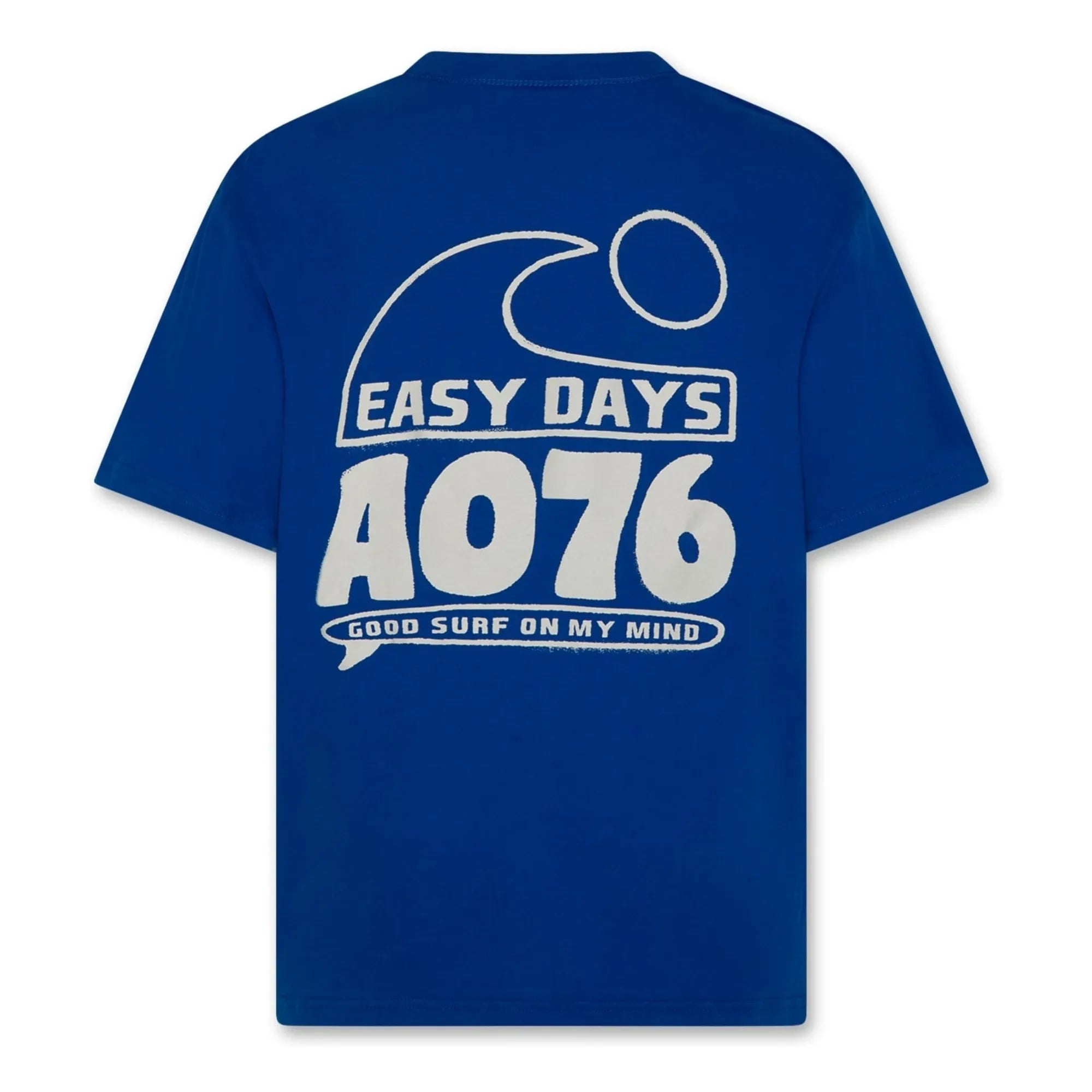 AO76 - Silas Easy Tişört Geri dönüştürülmüş pamuk | Mavi