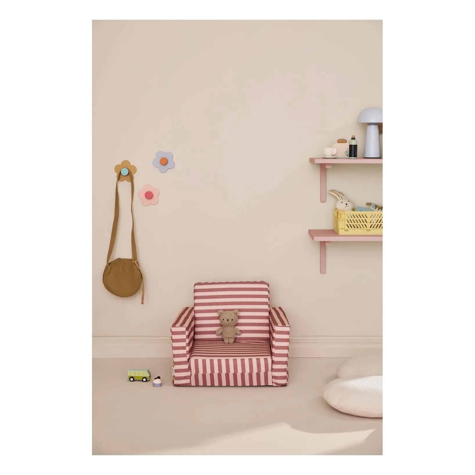 Kid's Concept - Çizgili Berjer | Pembe
