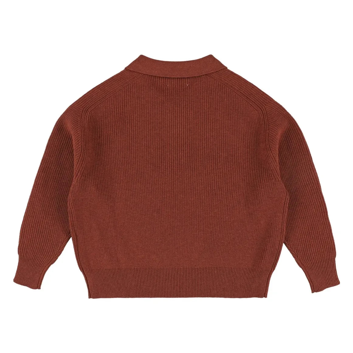 Morley - Zietse Örgü Polo Tişört | Terracotta
