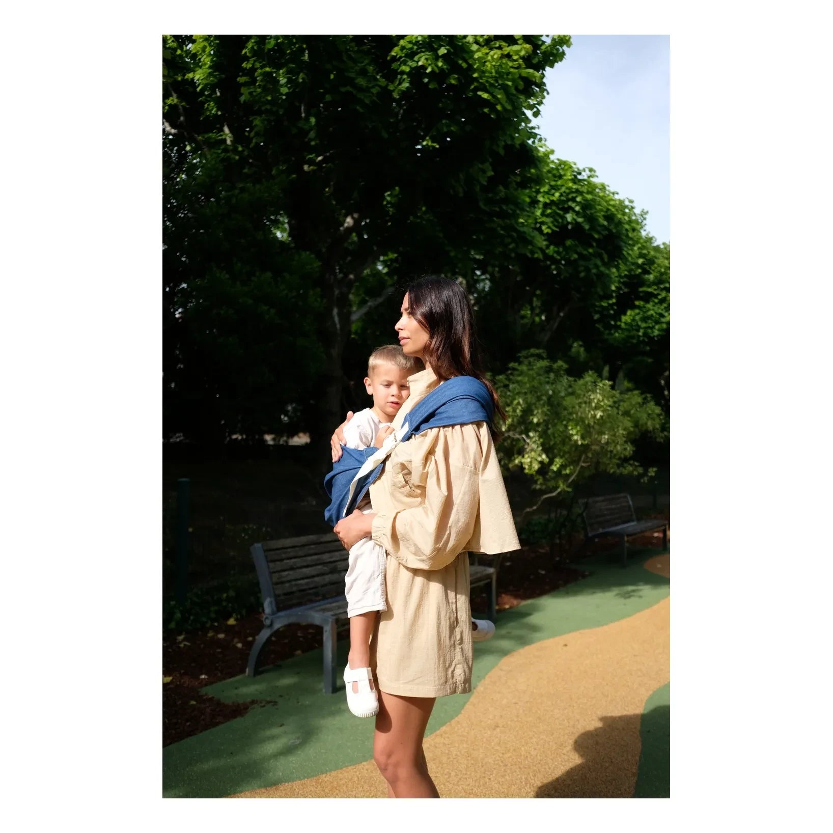 Mama Hangs - Carry & Walk Bebek Taşıyıcı | Denim