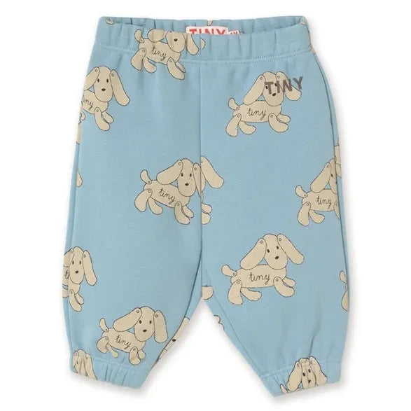 Tinycottons - Organik Pamuklu Bebek Köpek Jogger | Açık Mavi