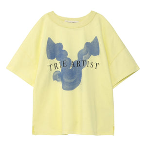 True Artist - T-shirt N°1 Kuş Organik Pamuk | Sarı