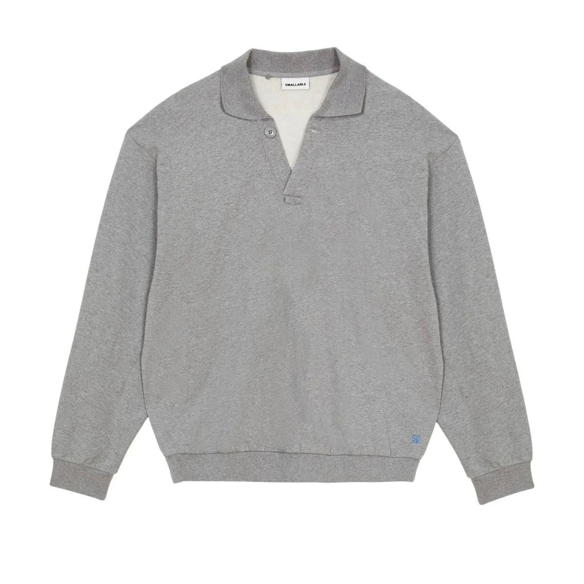 Smallable Man - Bob Bisiklet Yaka Sweatshirt | Heather Grey