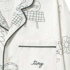 Tinycottons - Apple Pijama | Beyaz