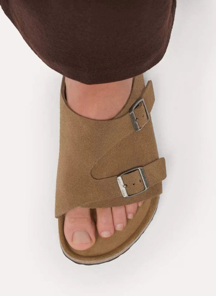 BIRKENSTOCK - صندل زوريخ من جلد المدبوغ