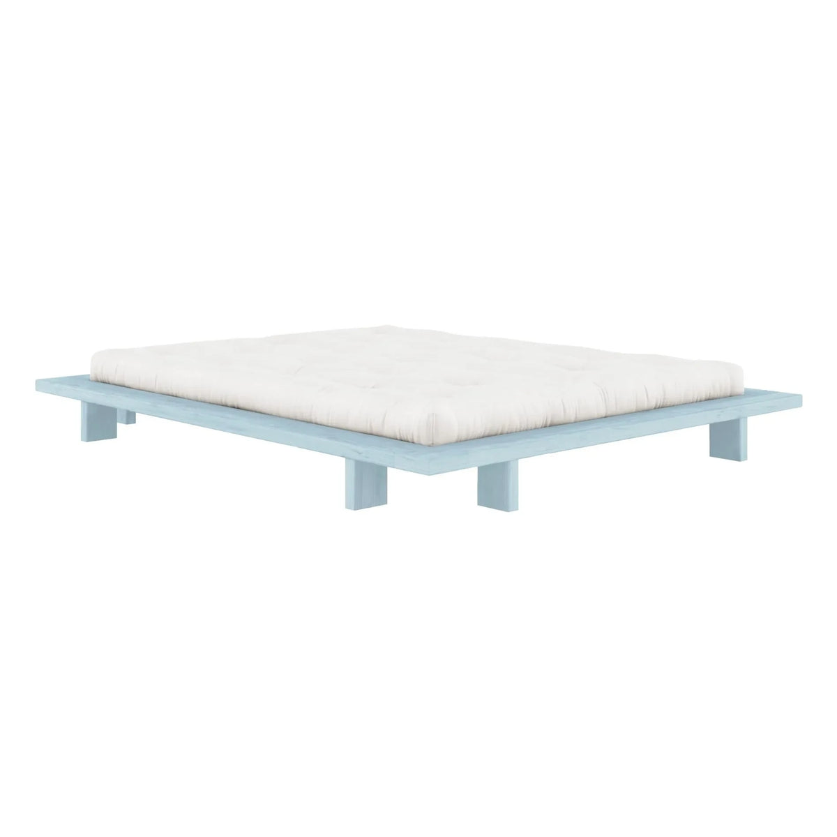 Karup Design - Japon ahşap yatak | Açık mavi