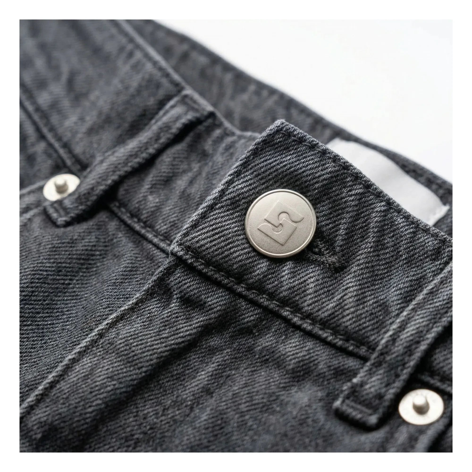 Smallable Woman - Paola Denim Bermuda Şort | Denim gri