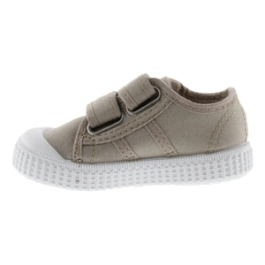Victoria - Tiras Lona Cırt Cırtlı Sneakers | Bej