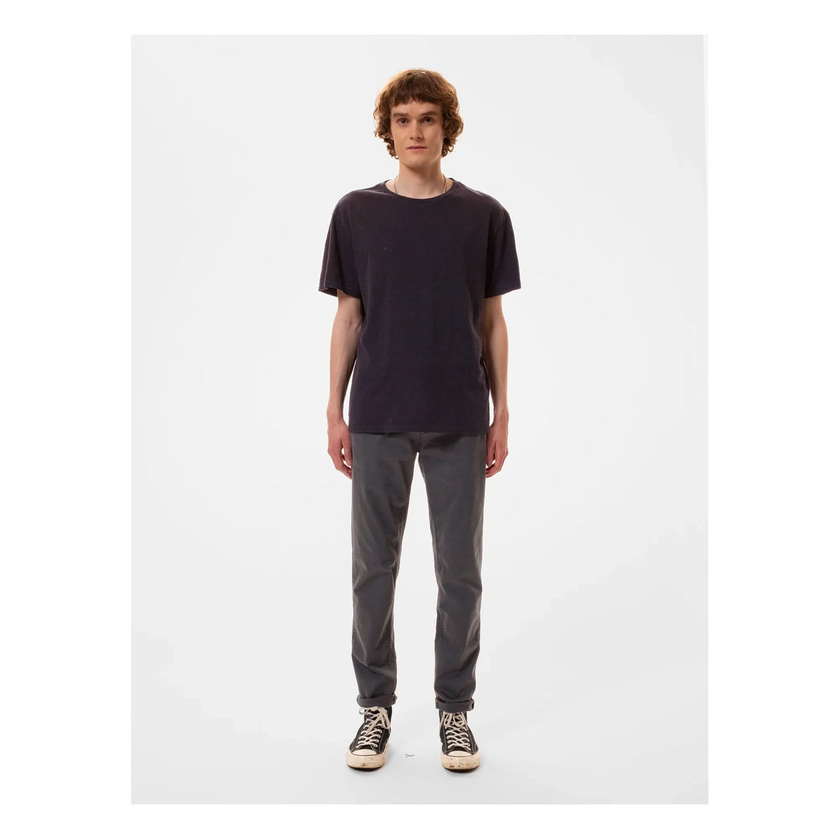 Nudie Jeans - Roffe Tişört | Siyah