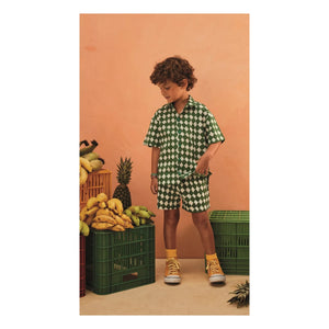 Fabula - Damier Kordon Kısa | Yeşil