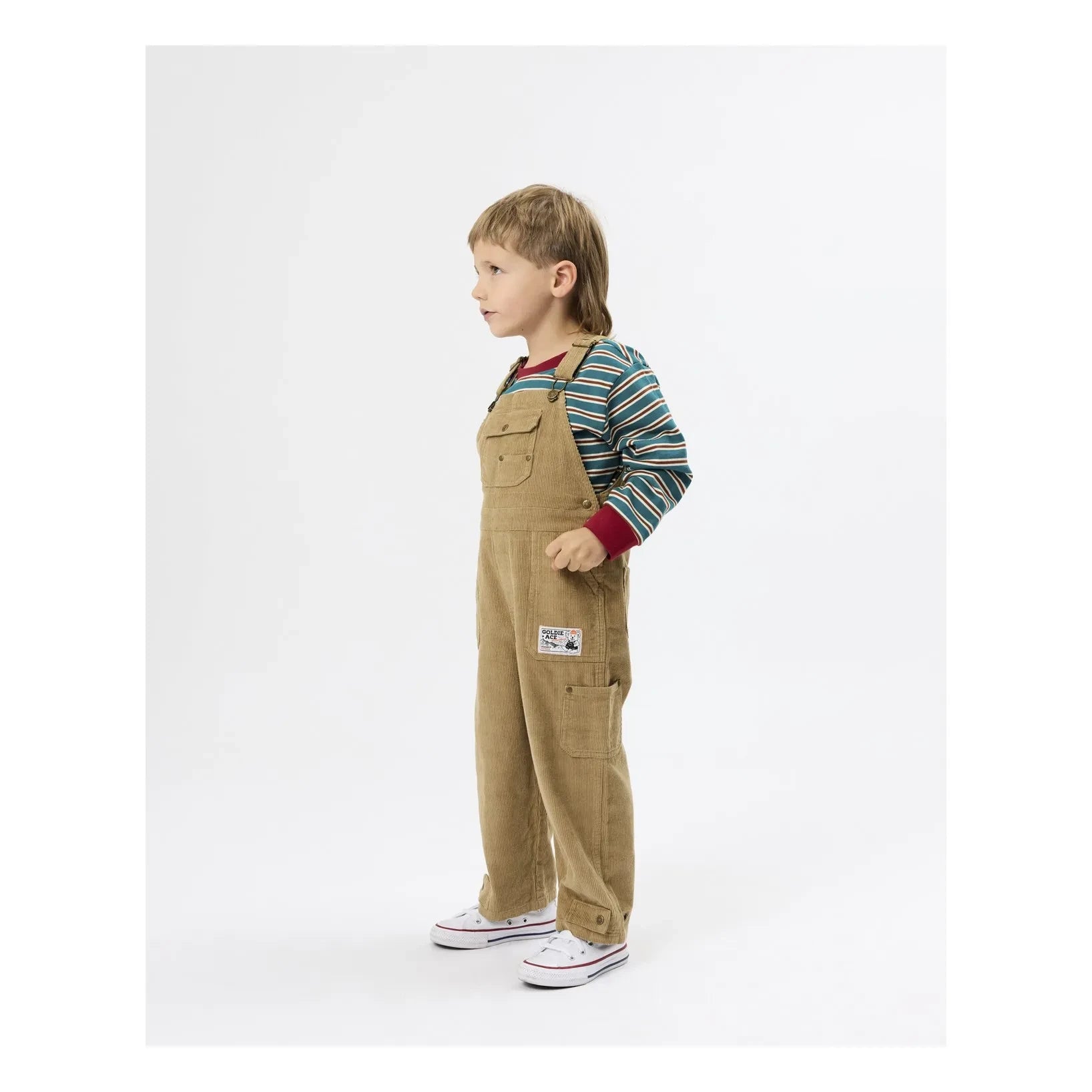 Goldie + Ace - Blake Ribbed Velvet Tulum | Camel