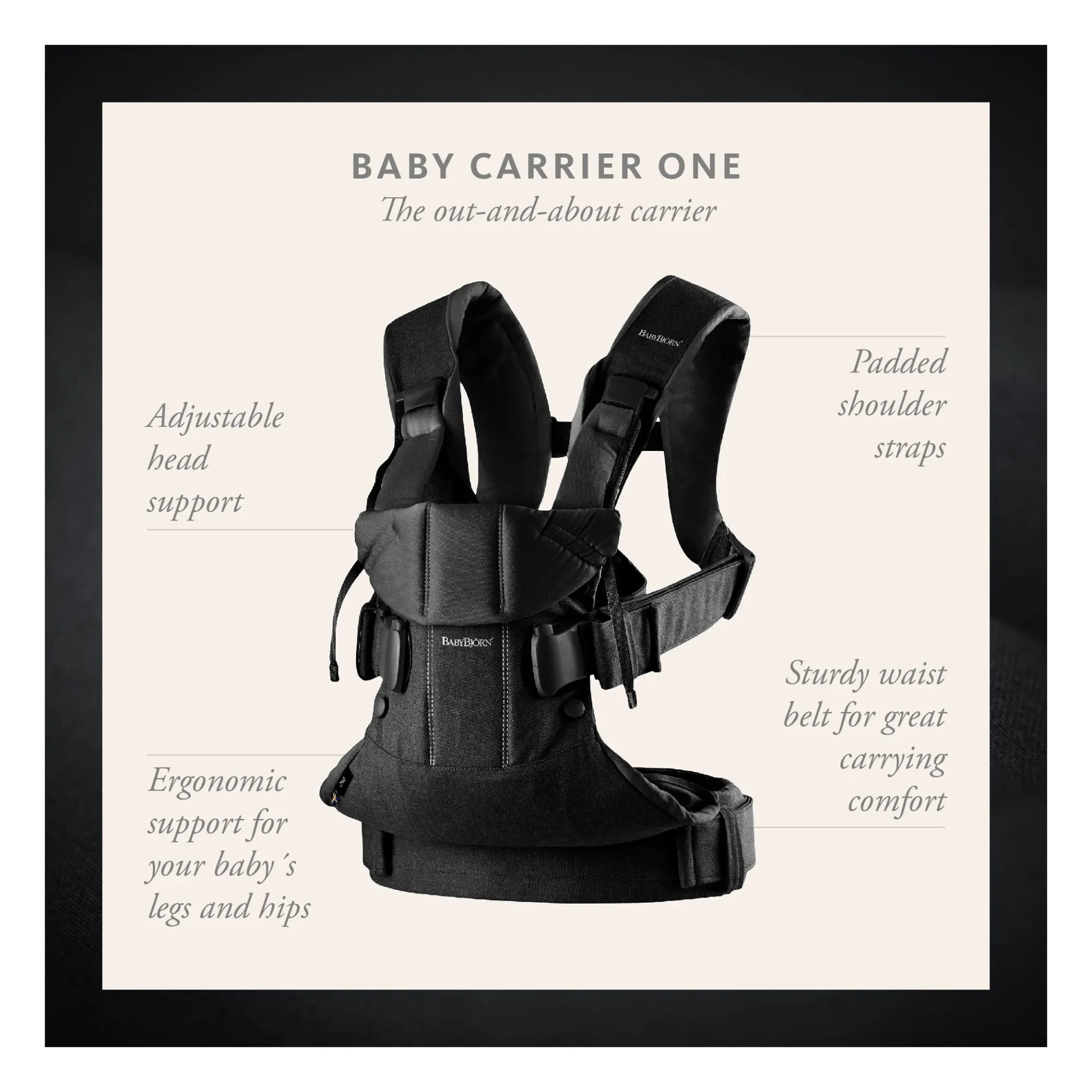 BabyBjörn - One Air Mesh Bebek Taşıyıcı | Lacivert