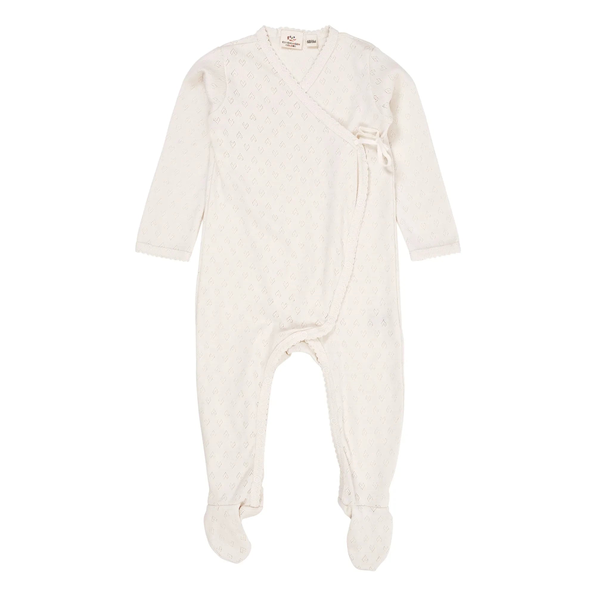 Copenhagen Colors - Organik Pamuk Pointelle Pijama | Krem