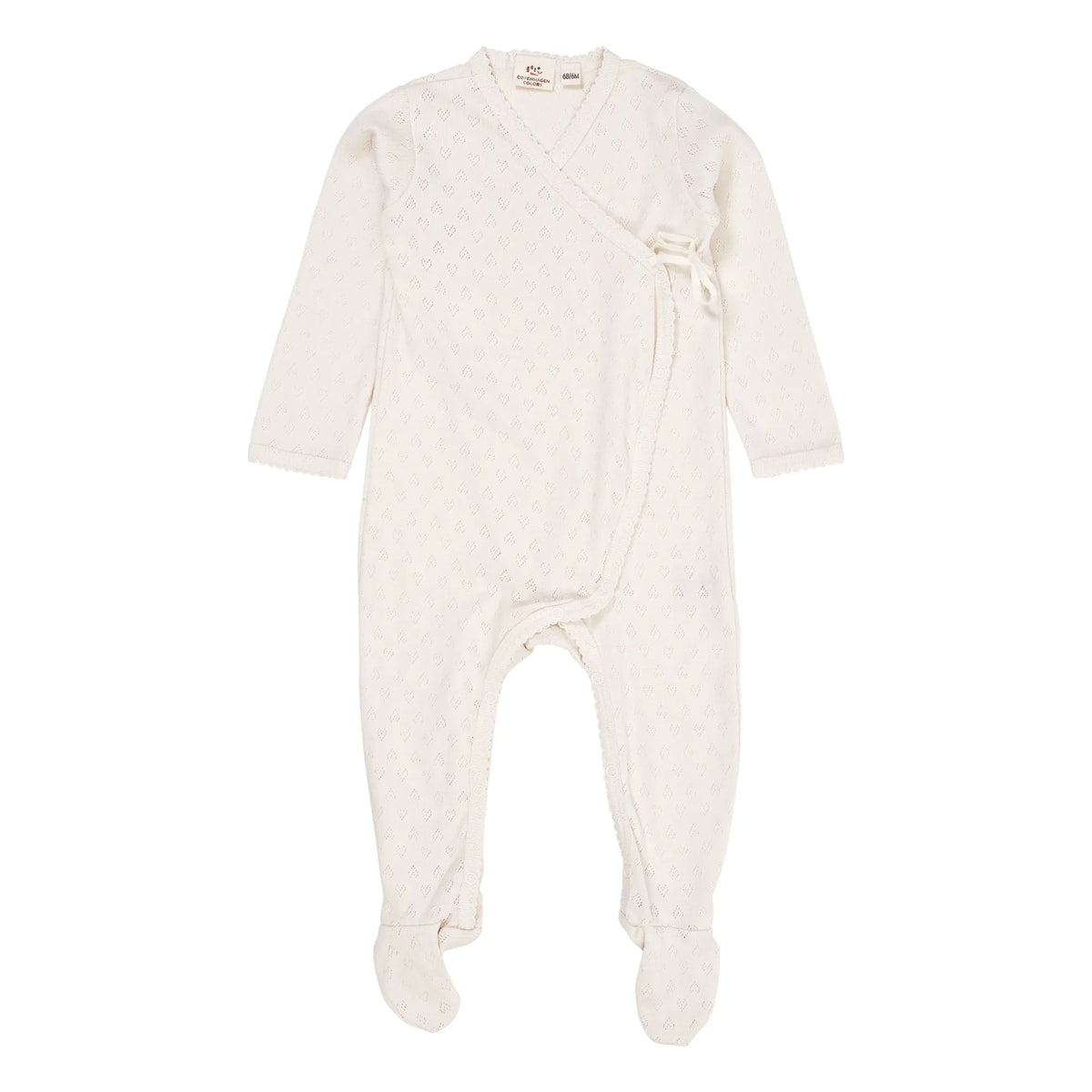 Copenhagen Colors - Organik Pamuk Pointelle Pijama | Krem