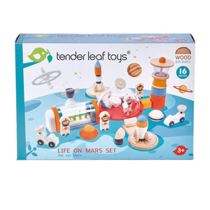 Tender Leaf Toys - Mars’ta Yaşam Ahşap Oyuncak Seti