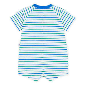 Petit Bateau - Çizgili Tulum | Mavi