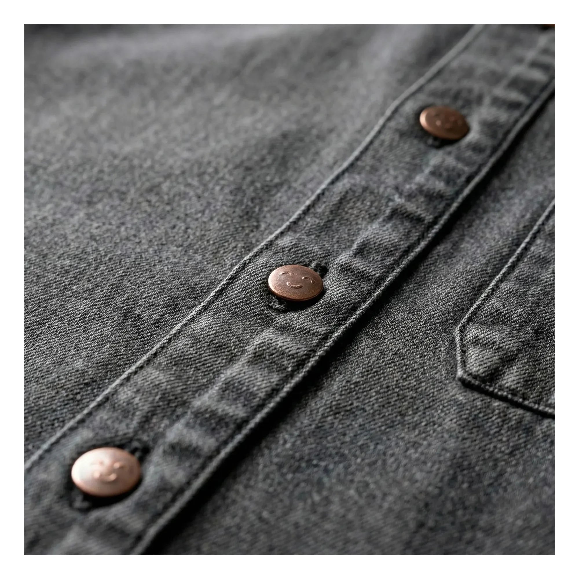 Finger in the nose - Harper Denim Gömlek | Gri
