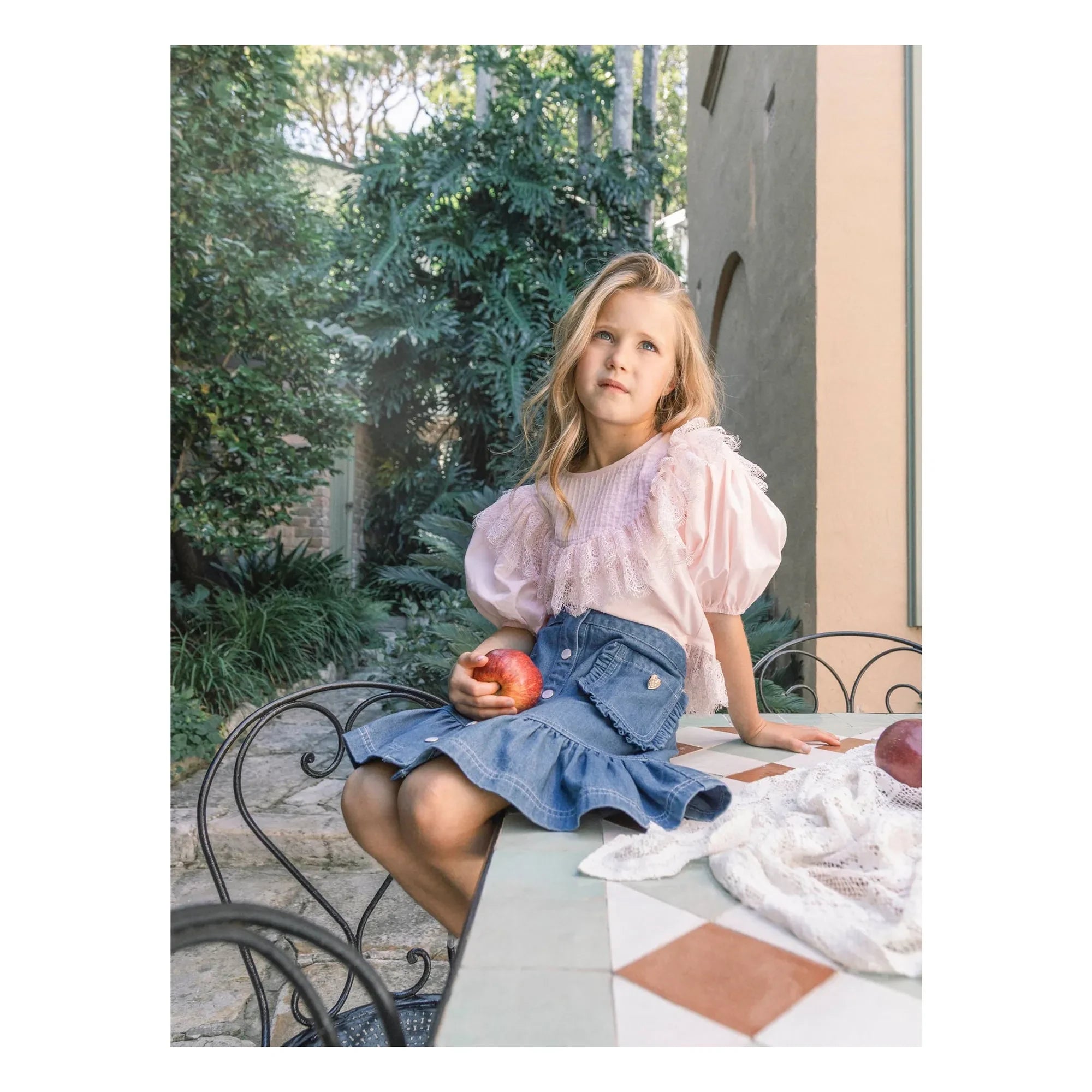 Tutu du Monde - Heartstring Denim Etek | Mavi