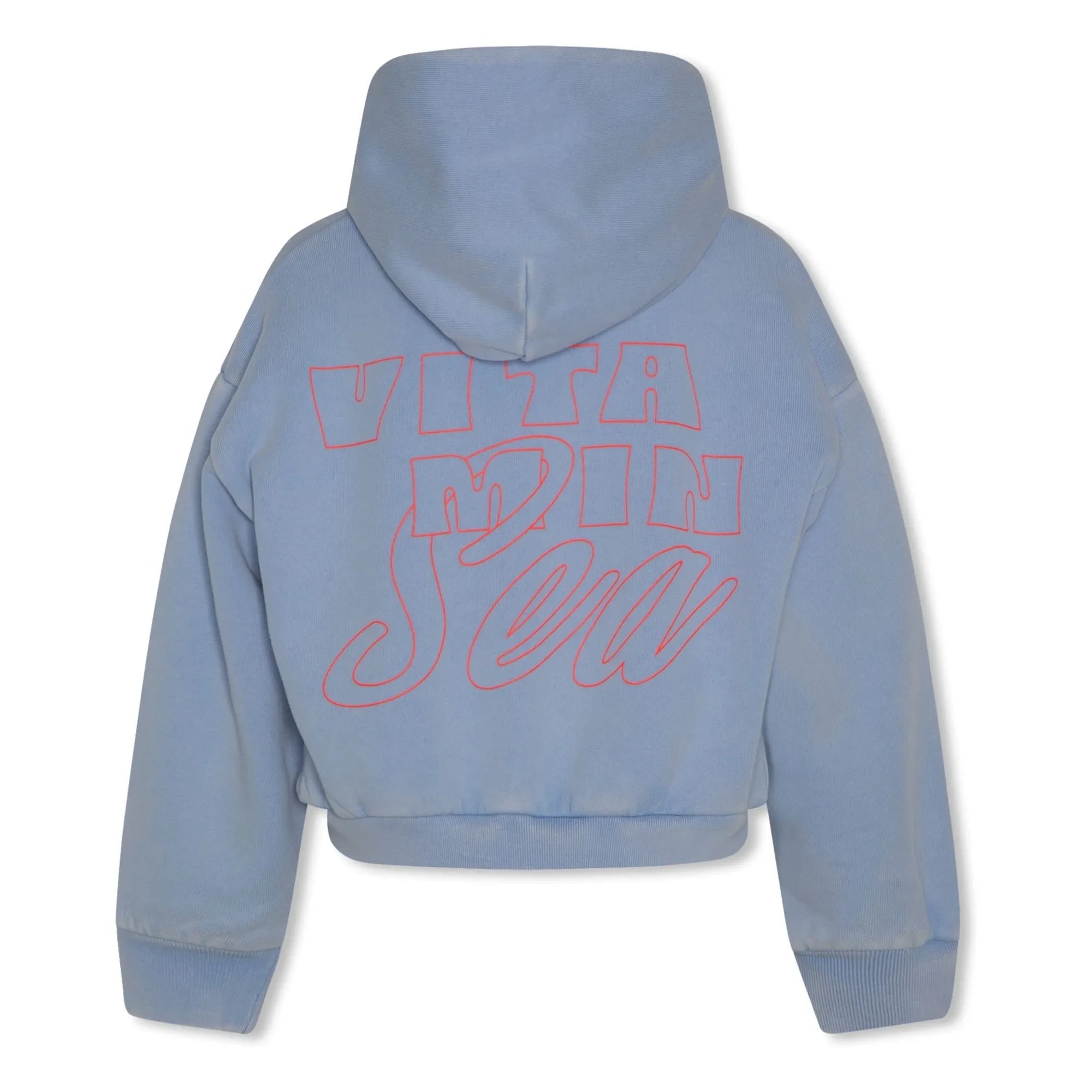 AO76 - Hoodie Demi Vitamin Sea Geri Dönüştürülmüş Pamuk | Açık Mavi