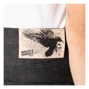 Naked & Famous - Jean Super Guy Yatagarasu Selvedge | Siyah