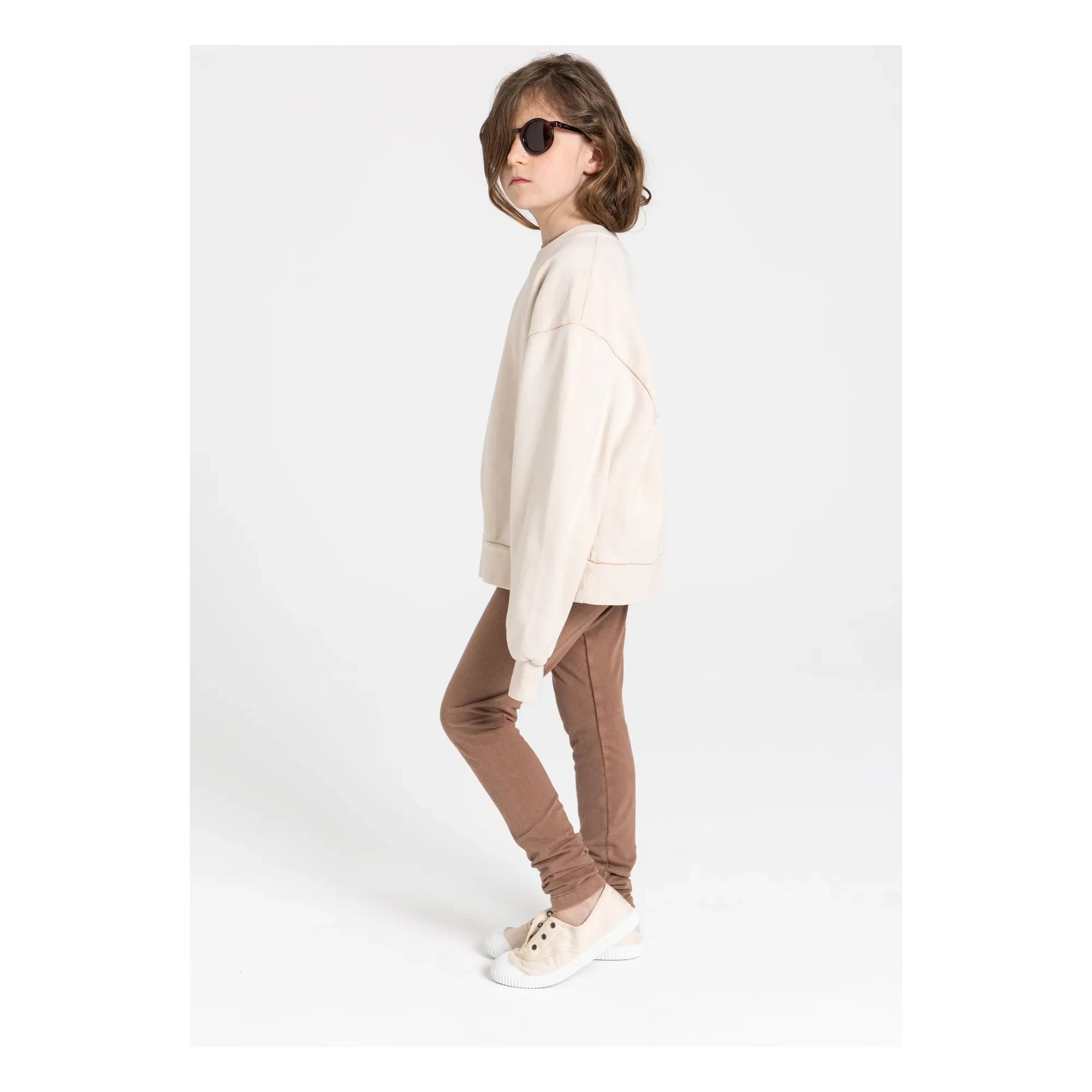 Smallable Kid - Maia organik pamuk sweatshirt | Krem