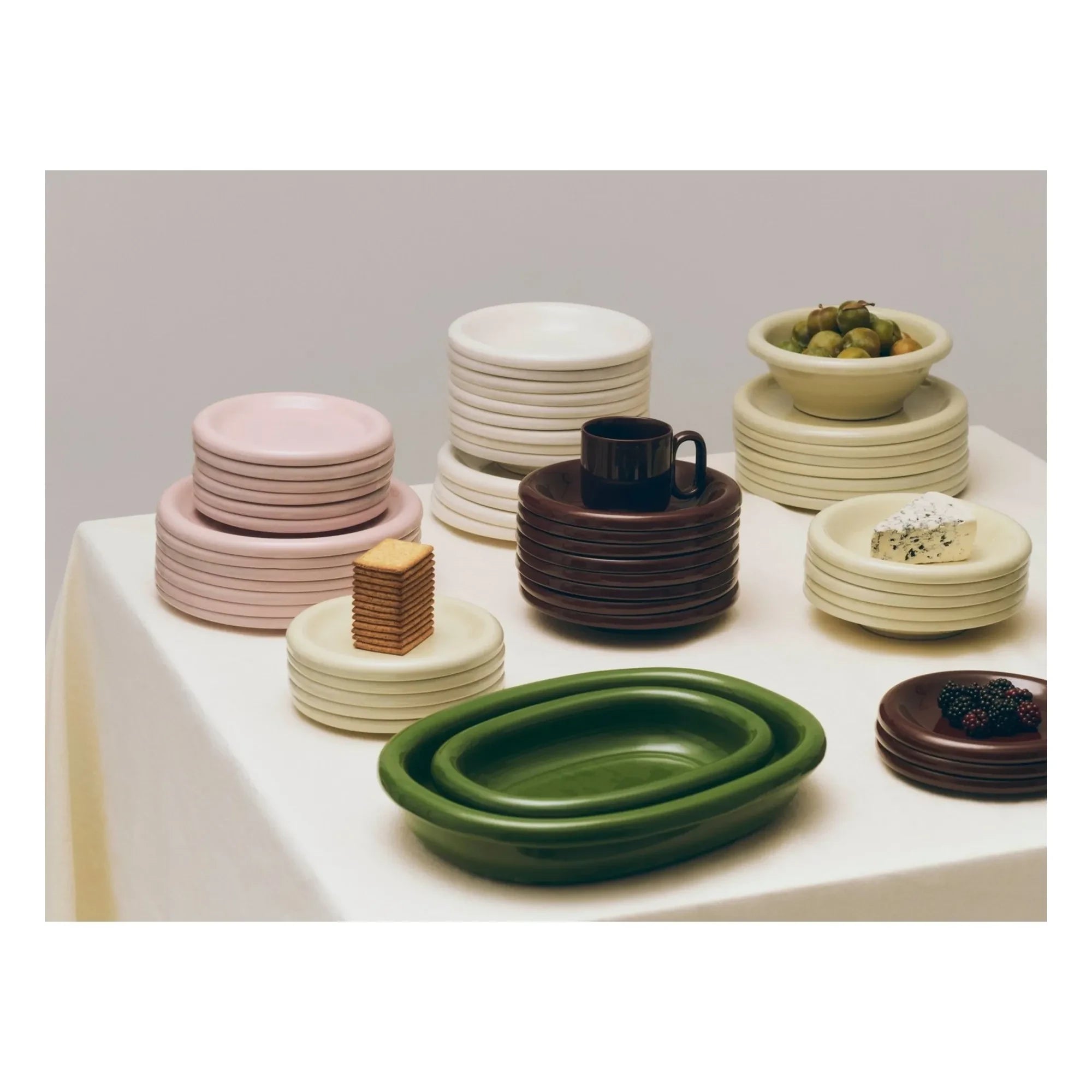 Hay - Barro terracotta servis tabağı, Rui Pereira | Yeşil