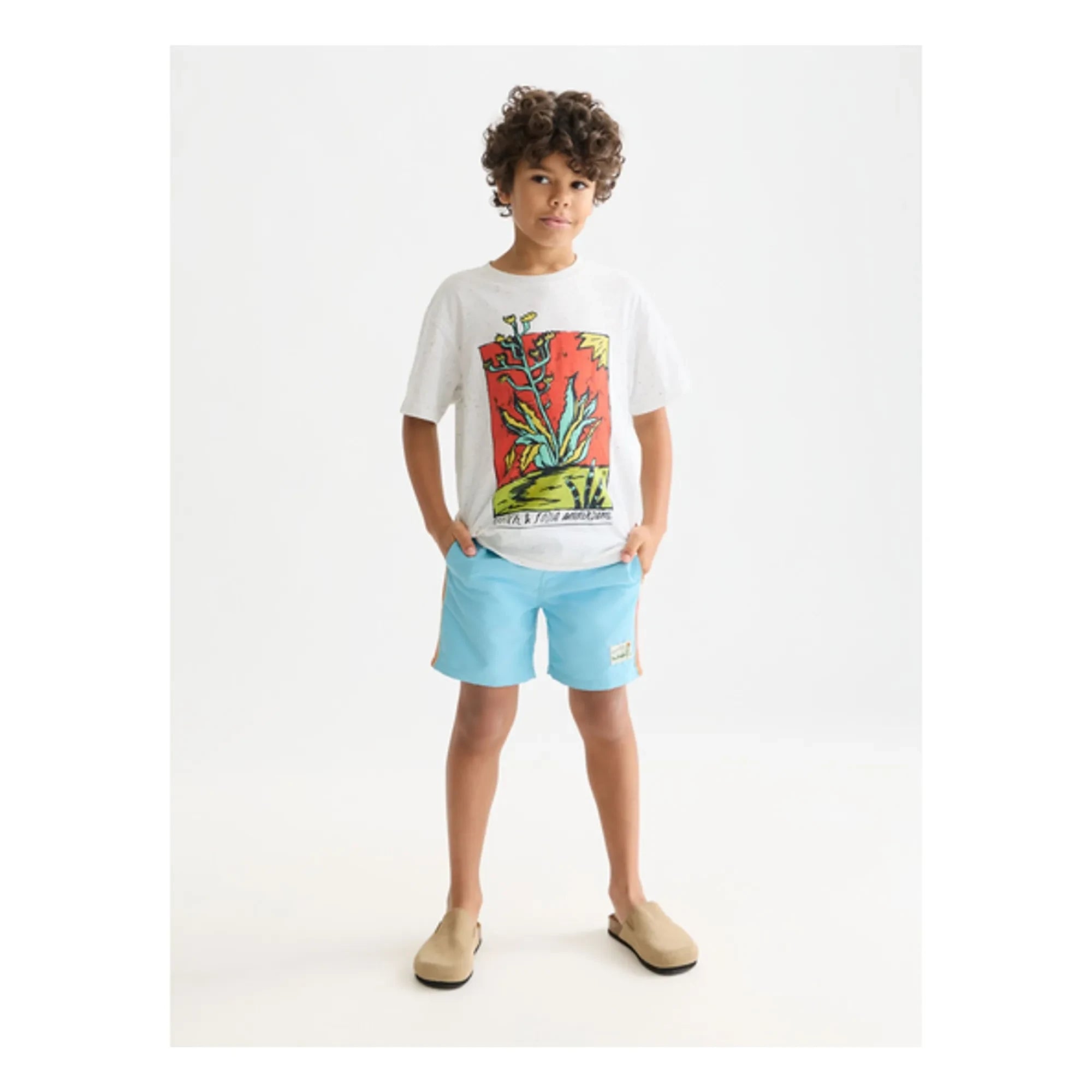 Scotch & Soda - Tişört Artwork Neps | Beyaz