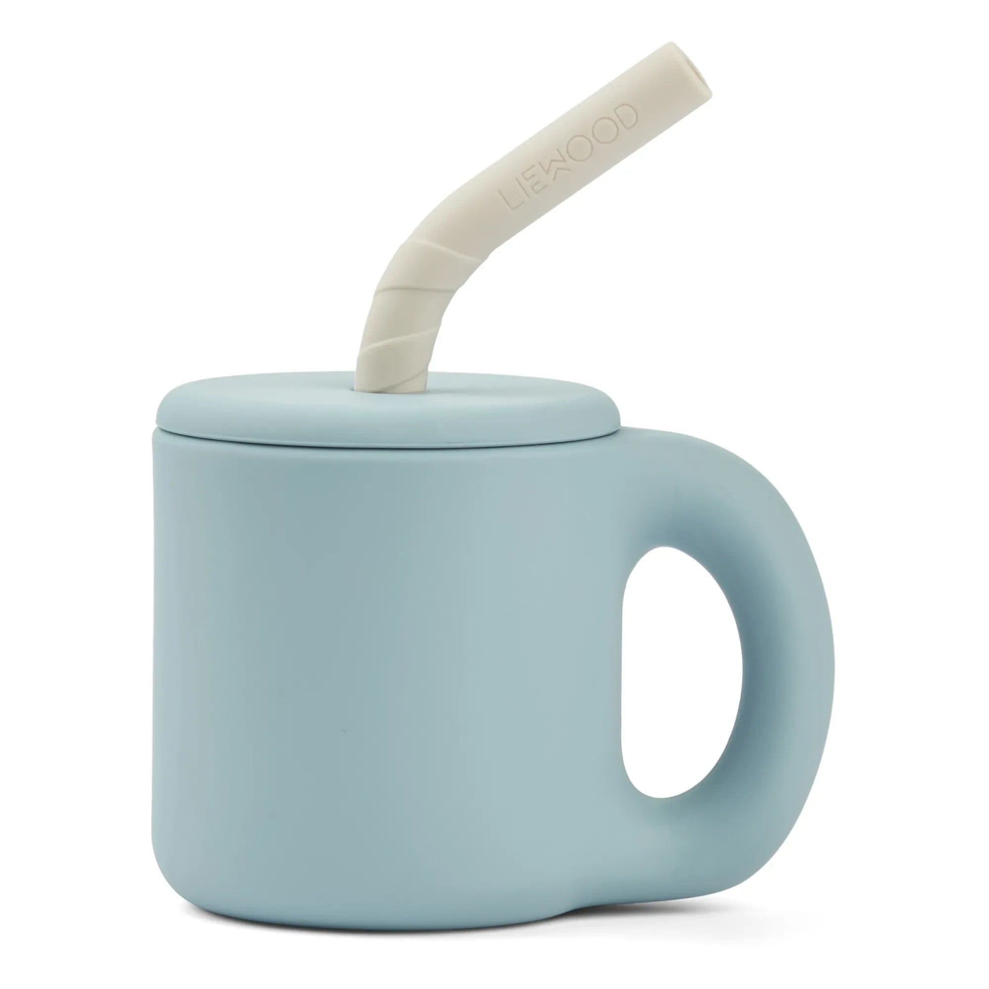 Liewood - Jenna Silikon Pipetli Kupa | Açık Mavi
