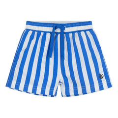 Petit Bateau - Bebek Çizgili Geri Dönüştürülmüş Elyaf Mayo Şortu | Mavi
