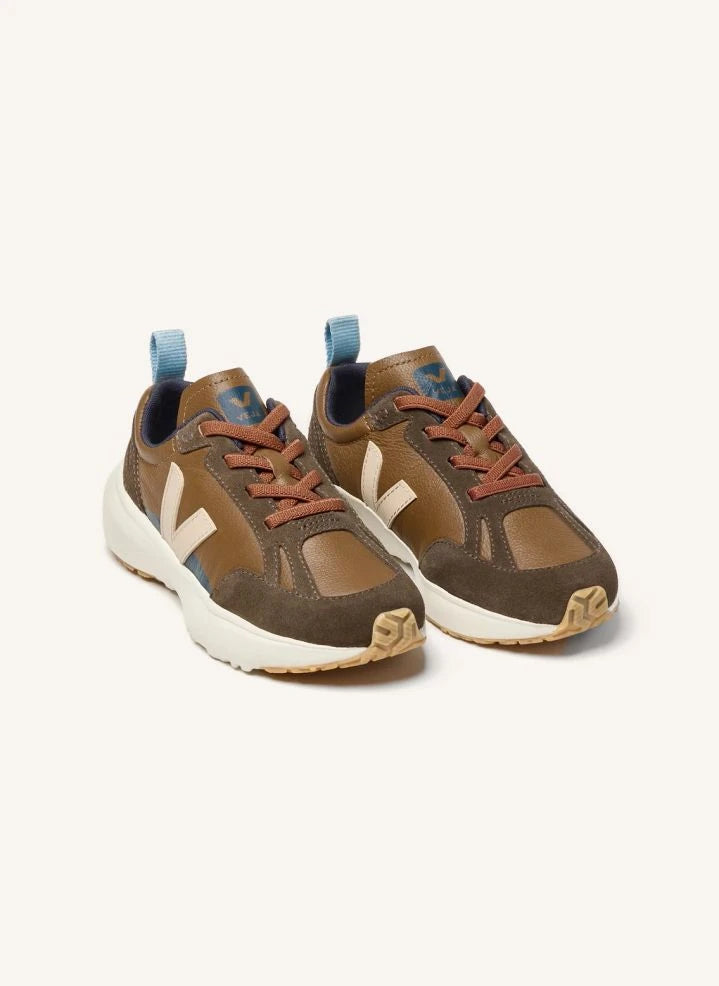 Veja - أحذية رياضية جلدية صغيرة الكناري - Veja x Bonpoint | بني