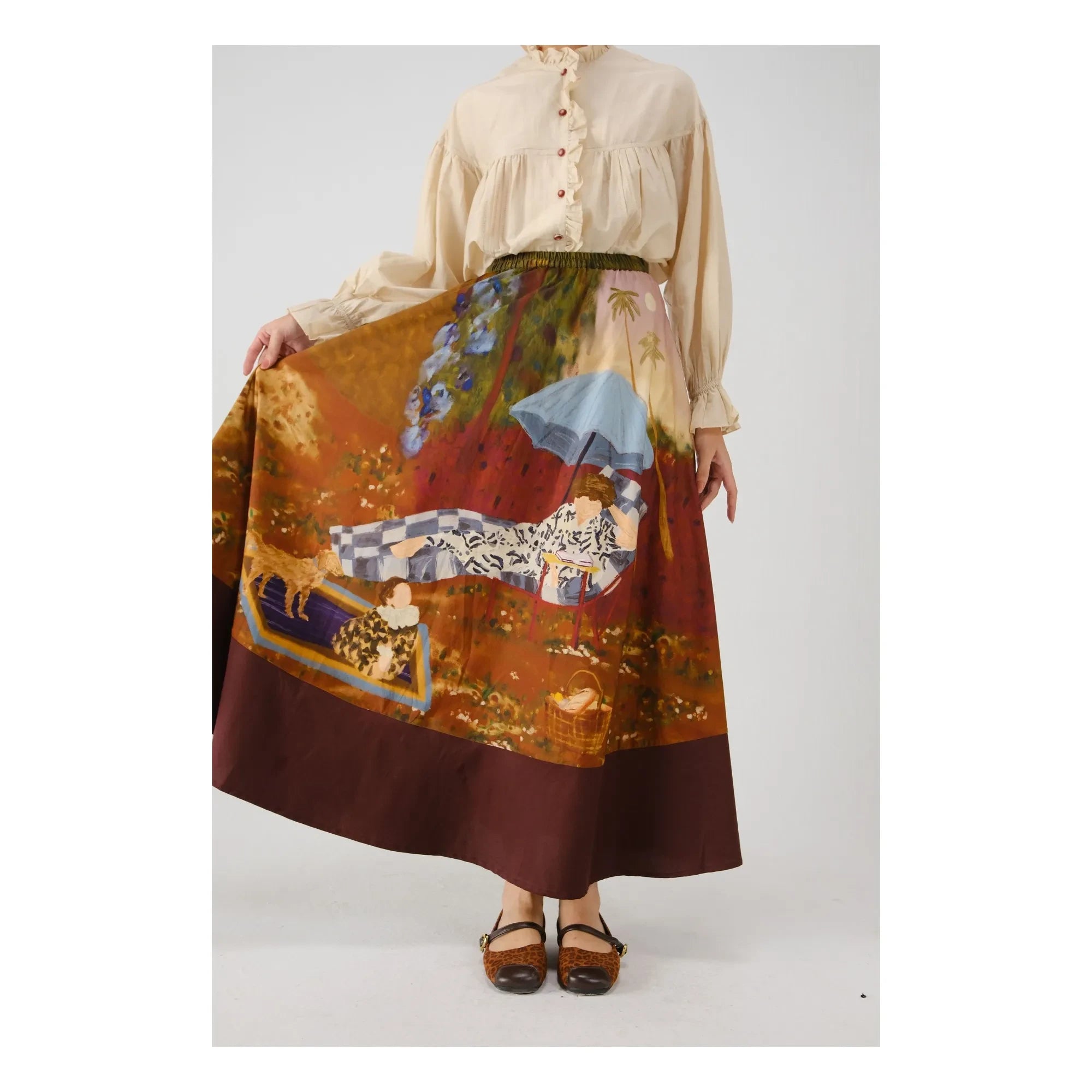CORD - Lakeside Etek Pamuk Saten | Bordo