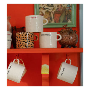 Anna + Nina - Perfect Morning espresso fincanları - 2'li Set | Ecru