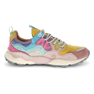 Flower Mountain - Yamano 3 Süet ve Naylon Sneakers | Hardal