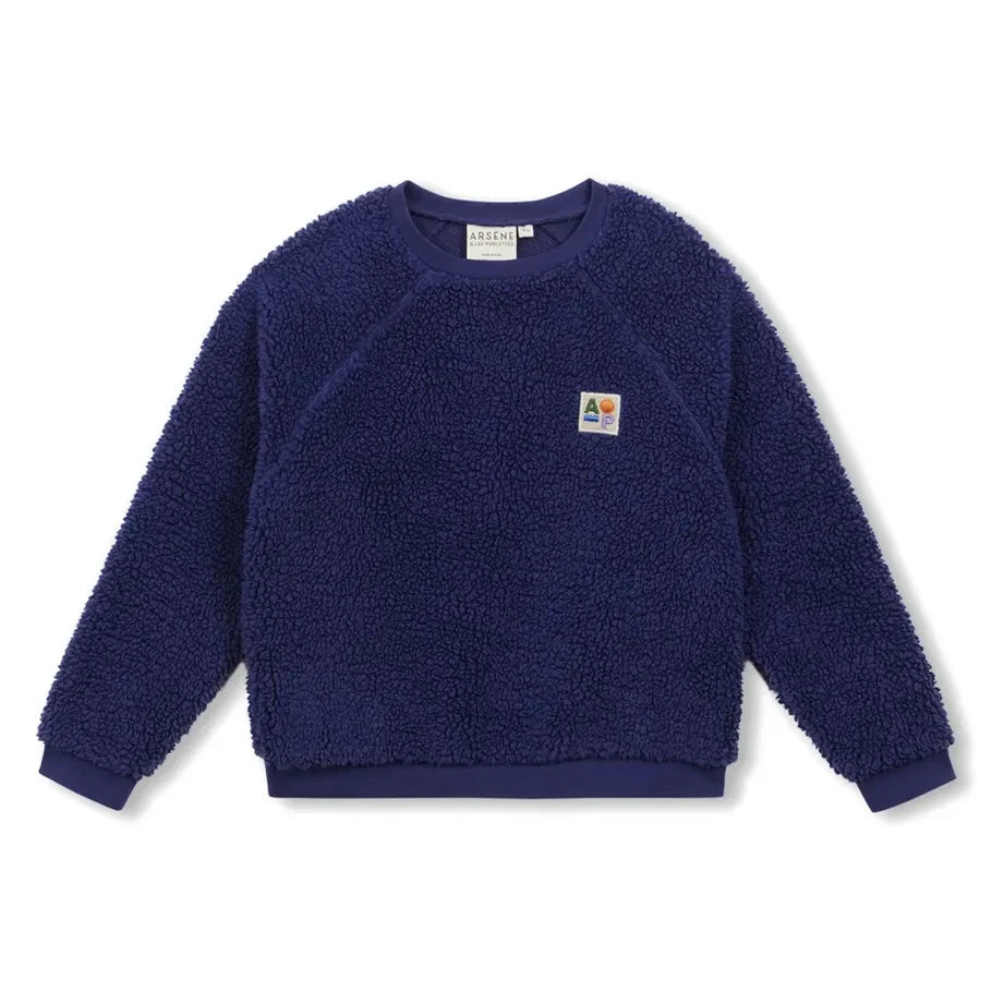 Arsène et Les Pipelettes - Sherpa Tarzı Sweatshirt | Lacivert